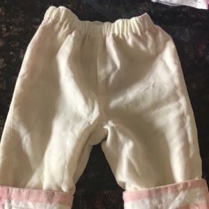 Baby girls Burberry reversible pants